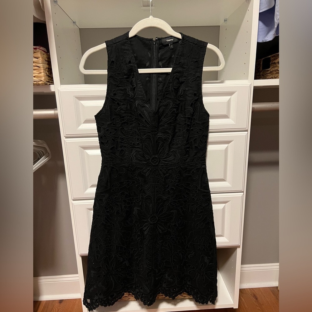 Theory Eyelet Dress